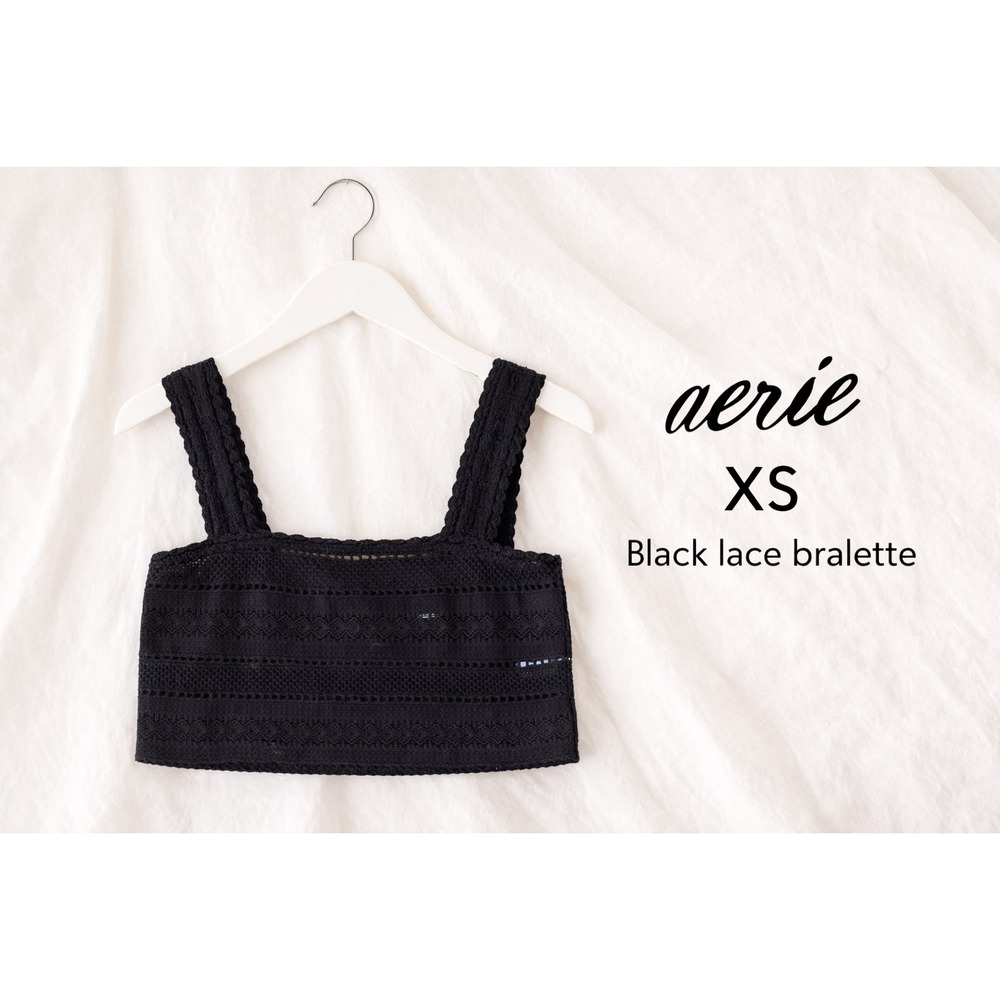 Aerie Black Top XS